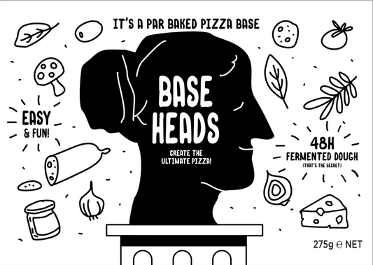 Baseheads 12" frozen pizza base bianco